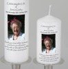 Celebration of life Picture candle, in two sizes